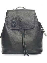 Anna Morellini Skórzany plecak "Claire" w kolorze czarnym - 29 x 32 x 12 cm rozmiar: onesize. Czarne plecaki Anna Morellini, bez wzorów, z materiału. Za 304.99 zł.