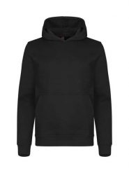 Clique Miami Hoody Junior - Bluza z kapturem z mieszanki bawełny – Black. Czarne bluzy CLIQUE, bez wzorów, z bawełny, z kapturem. Za 153.11 zł.