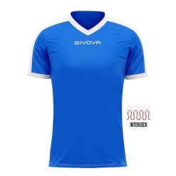 Koszulka piłkarska dla dorosłych Givova Revolution Interlock. Białe bluzki Givova, l, bez wzorów, sportowe, bez kołnierzyka, bez ramiączek. Za 122.99 zł.