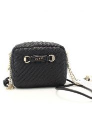 Guess Torba HWWG95 30140 Czarny. Czarne listonoszki Guess, z aplikacjami, ze skóry, bez dodatków. Za 319.99 zł.