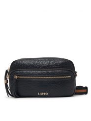 Liu Jo Torebka AF6048 E1146 Czarny. Czarne listonoszki Liu Jo, bez wzorów, ze skóry, bez dodatków. Za 559.99 zł.