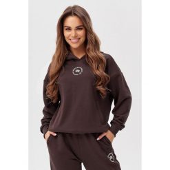 Damska bluza dresowa Rough Radical Active Hoodie Women. Brązowe bluzy ROUGH RADICAL, m, bez wzorów, z dresówki, bez kaptura. W wyprzedaży za 161.42 zł.