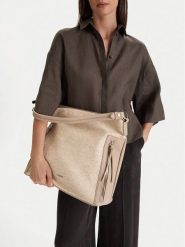 Lasocki Torebka CEO-LSK-X-009-09 Beżowy. Brązowe torebki klasyczne Lasocki, bez wzorów, z materiału, bez dodatków. Za 199.99 zł.