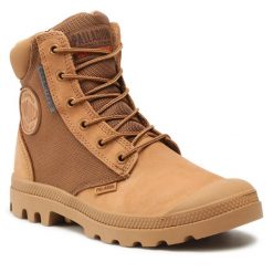 Trapery Palladium. Brązowe trapery i śniegowce Palladium. Za 699.99 zł.