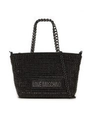 LOVE MOSCHINO Torebka JC4045PP1LLP100A Czarny. Czarne torebki klasyczne Love Moschino, bez wzorów, z tworzywa sztucznego, bez dodatków. Za 719.99 zł.