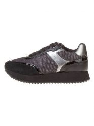 Geox Sneakersy "DORALEA" w kolorze czarnym rozmiar: 38. Czarne trampki Geox, bez wzorów, bez zapięcia. Za 242.13 zł.