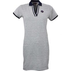 Peak Mountain Sukienka polo w kolorze szarym rozmiar: L. Szare sukienki Peak Mountain, na co dzień, l, bez wzorów, bez kołnierzyka, bez ramiączek, mini, proste. Za 110.04 zł.