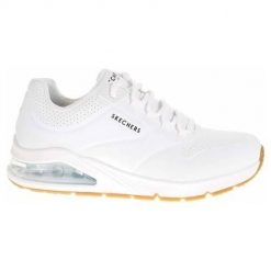 Buty do chodzenia damskie Skechers Uno 2 Air Around You. Białe obuwie sportowe Skechers, z materiału, bez zapięcia, trekkingowe. Za 427.00 zł.