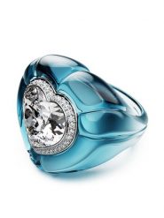 Swarovski Pierścionek Dulcis 5709965 Niebieski. Niebieskie pierścionki SWAROVSKI. Za 399.99 zł.