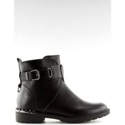 Botki damskie czarne G-168-1 Black. Czarne botki ButyModne, bez wzorów, bez obcasa, bez zapięcia. W wyprzedaży za 109.00 zł.