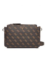 Guess Torebka Noelle II HWQG96 72120 Brązowy. Brązowe listonoszki Guess, z aplikacjami, ze skóry, bez dodatków. Za 549.99 zł.