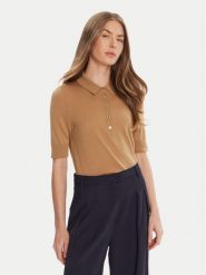 BOSS Sweter Fidenka 50545015 Beżowy Regular Fit. Brązowe swetry Boss, s, bez wzorów, z wełny, bez ramiączek. Za 699.99 zł.