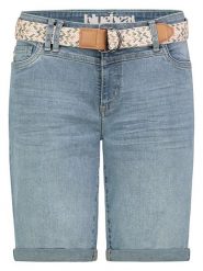 Sublevel Bermudy dżinsowe w kolorze błękitnym rozmiar: XS. Niebieskie szorty Sublevel, z aplikacjami, ze skóry, klasyczne. Za 113.99 zł.