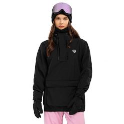 Kurtka narciarsko-snowboardowa damska W3-W North Ice. Czarne kurtki narciarskie SIROKO, l, bez wzorów, z softshellu, bez kaptura, narciarskie. W wyprzedaży za 339.00 zł.