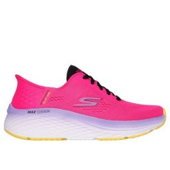 Trenerzy damscy Skechers Max Cushioning Elite 2.0. Czerwone obuwie sportowe Skechers, z materiału, bez zapięcia. Za 632.00 zł.