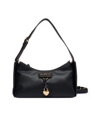 LOVE MOSCHINO Torebka Charmy JC4159PP1PL1300A Czarny. Czarne torebki klasyczne Love Moschino, bez wzorów, ze skóry, bez dodatków. Za 949.99 zł.