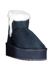 Geographical Norway Botki "Oslo" w kolorze granatowym rozmiar: 40. Niebieskie botki Geographical Norway, bez wzorów, z materiału, bez obcasa, na platformie, bez zapięcia. Za 86.99 zł.