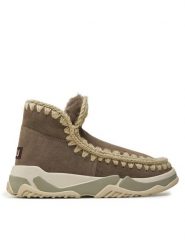 Mou Śniegowce Eskimo Trainer FW201000A Brązowy. Brązowe trapery i śniegowce Mou, ze skóry. Za 1,149.00 zł.