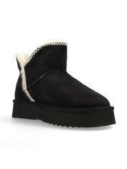 Wrangler Botki zimowe "Elsa" w kolorze czarnym rozmiar: 41. Czarne botki Wrangler, na zimę, bez wzorów, bez obcasa, na platformie, bez zapięcia. Za 211.81 zł.