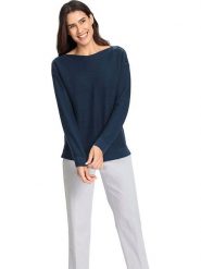 WITT WEIDEN Sweter w kolorze granatowym rozmiar: 46. Niebieskie swetry WITT WEIDEN, bez wzorów, ze splotem, bez ramiączek. Za 65.95 zł.