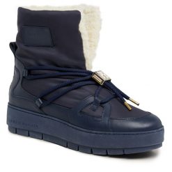 Śniegowce Tommy Hilfiger. Niebieskie trapery i śniegowce TOMMY HILFIGER. Za 869.99 zł.