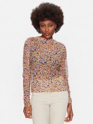 Gina Tricot Bluzka Malin 18696 Pomarańczowy Regular Fit. Brązowe bluzki Gina Tricot, xs, bez wzorów, z syntetyku, bez kołnierzyka, bez ramiączek. Za 119.99 zł.