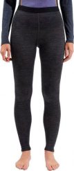 Legginsy termoaktywne damskie Odlo Natural Performance PW 150 BL Bottom Long. Szare legginsy Odlo, xs, bez wzorów, z materiału, z podwyższonym stanem, długie. Za 247.49 zł.