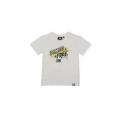 T-shirt z krótkim rękawem, nadrukiem Basic i logo. Białe t-shirty LEONE 1947 APPAREL, bez wzorów, bez kołnierzyka, bez ramiączek. Za 42.06 zł.