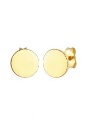 Elli Damskie kolczyki sztyfty okrągłe błyszczące Basic w srebrze próby 925 Sterling Silver Kolczyki 1 ct. Szare kolczyki Elli, srebrne, na sztyftcie. Za 203.99 zł.