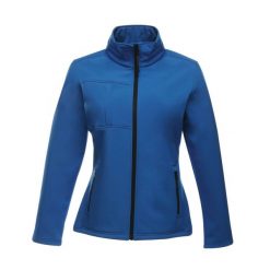 Kurtka Softshellowa Damska Wodoodporność Octagon II. Czarne kurtki sportowe Regatta, xl, bez wzorów, z softshellu, bez kaptura, trekkingowe. Za 175.99 zł.