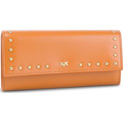 Duży Portfel Damski PINKO - Brughiera Wallet With Flap L PE 19 PLTT 1P21B7 Y5EU Light Brow L47. Brązowe portfele Pinko, bez wzorów, ze skóry. W wyprzedaży za 369.00 zł.