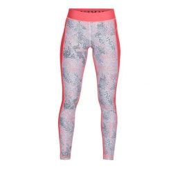 Legginsy Damskie Under Armour HeatGear Printed. Czerwone legginsy Under Armour, xs, bez wzorów, z elastanu. Za 240.60 zł.