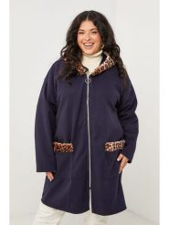 Curvy Lady Płaszcz przejściowy w kolorze granatowym rozmiar: 48/50. Niebieskie płaszcze Curvy Lady, bez wzorów, bez kaptura. Za 152.99 zł.
