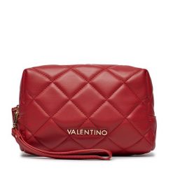 Kosmetyczka Valentino. Czerwone kufry i kosmetyczki Valentino, bez wzorów, bez dodatków. Za 189.99 zł.