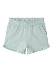 Name it Szorty w kolorze miętowym rozmiar: 134. Zielone szorty Name it, bez wzorów. Za 43.99 zł.