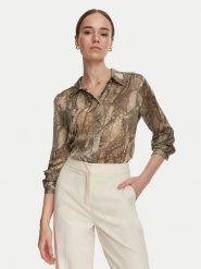Guess Koszula W6YH68 W3212 Zielony Regular Fit. Zielone koszule Guess, xs, z aplikacjami, z syntetyku, bez kołnierzyka, bez ramiączek. Za 344.99 zł.