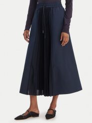 Weekend Max Mara Spódnica plisowana Folk 2615771011 Granatowy Regular Fit. Niebieskie spódnice Weekend Max Mara, s, bez wzorów, z syntetyku, plisowane. Za 939.99 zł.
