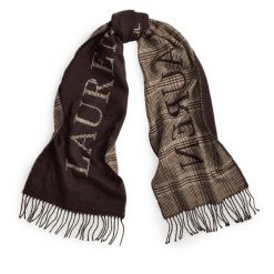 Szalik LAUREN RALPH LAUREN. Brązowe szaliki Lauren Ralph Lauren, bez wzorów. Za 419.99 zł.