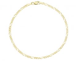 Złota bransoletka - figaro. Żółte bransoletki Apart, złote. Za 1,269.00 zł.