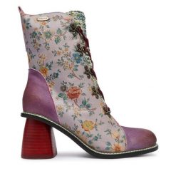 Botki Laura Vita. Botki Laura Vita, bez wzorów, bez obcasa, na słupku, bez zapięcia. Za 709.99 zł.