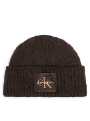 Calvin Klein Czapka LV04F8104G Brązowy ciemny. Brązowe czapki Calvin Klein, bez wzorów, z poliesteru. Za 209.99 zł.