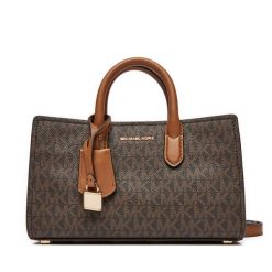 Torebka MICHAEL Michael Kors. Brązowe torebki klasyczne MICHAEL Michael Kors, bez wzorów, bez dodatków. Za 819.99 zł.