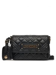 LOVE MOSCHINO Torebka JC4210PP0MLA0000 Czarny. Czarne listonoszki Love Moschino, bez wzorów, ze skóry, bez dodatków. Za 529.99 zł.