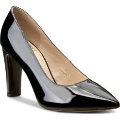 Półbuty CAPRICE - 9-22405-28 Black Patent 018. Czarne czółenka Caprice, bez wzorów, ze skóry ekologicznej, bez obcasa, na obcasie, bez zapięcia. W wyprzedaży za 159.00 zł.