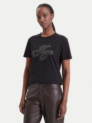 HUGO T-Shirt 50570932 Czarny Regular Fit. Czarne t-shirty Hugo, xxl, bez wzorów, z bawełny, bez kołnierzyka, bez ramiączek. Za 319.99 zł.