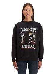 Scotch & Soda Bluza w kolorze czarnym rozmiar: S. Czarne bluzy Scotch & Soda, s, bez wzorów, bez kaptura. Za 196.45 zł.