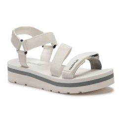 Sandały damskie Napapijri Dahlia. Białe sandały Napapijri, bez wzorów, sportowe, bez obcasa, bez zapięcia. Za 189.99 zł.