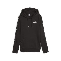Bluza sportowa damska Puma Ess Tape. Czarne bluzy Puma, l, bez wzorów, z kapturem. Za 339.00 zł.