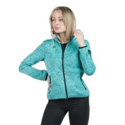 Damski polar Izas Samaun. Zielone swetry Izas, m, bez wzorów, z polaru, bez ramiączek. W wyprzedaży za 226.04 zł.