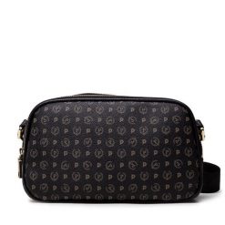 Torebka Pollini. Czarne listonoszki Pollini, bez wzorów, bez dodatków. Za 419.99 zł.
